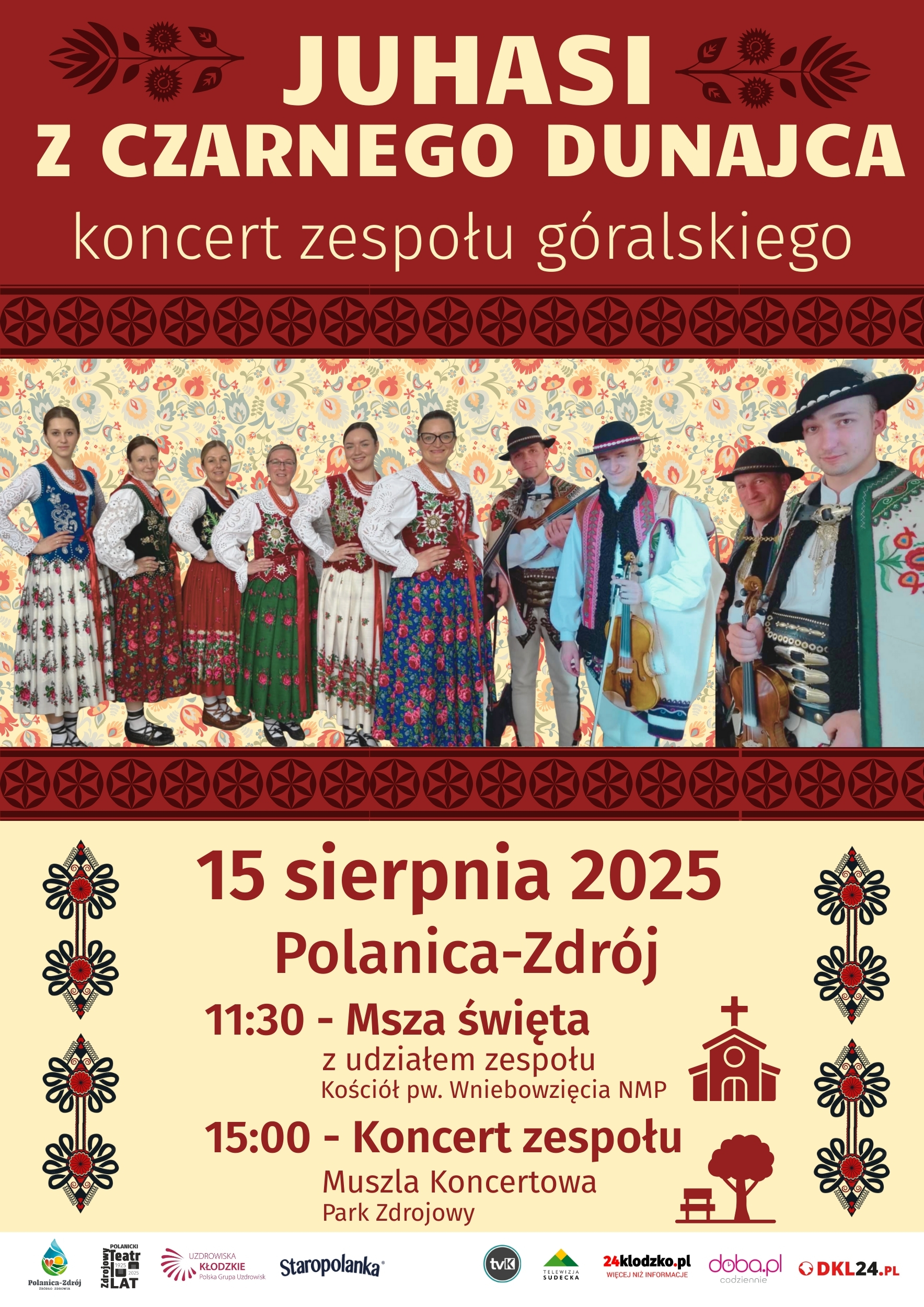 Koncert zespołu góralskiego Juhasi z Czarnego Stawu