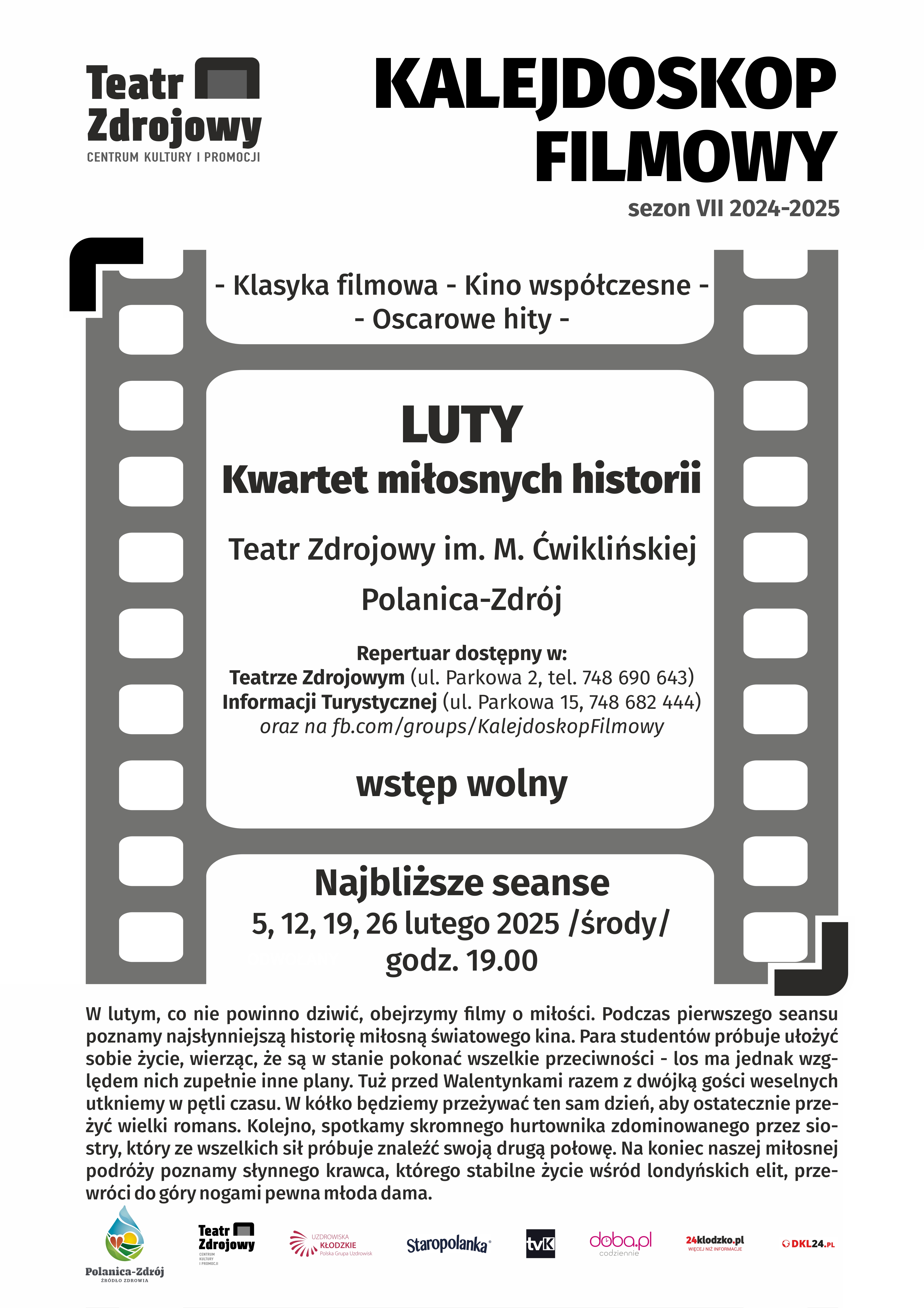 Kalejdoskop Filmowy - Kwartet miłośnych historii