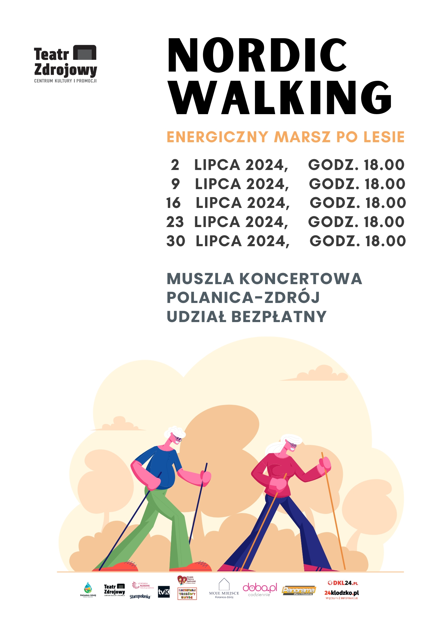 Nordic Walking - energiczny marsz po lesie