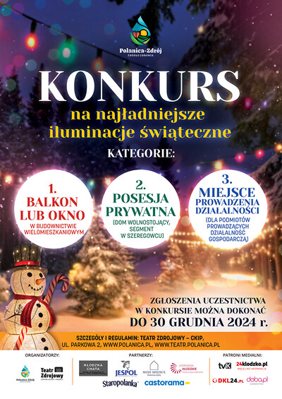 Konkurs na najładniejsze iluminacje świąteczne