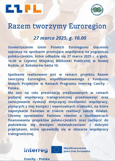 Razem tworzymy Euroregion - spotkanie promujące współpracę na pograniczu polsko-czeskim