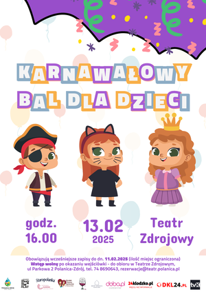 Bal Karnawałowy dla dzieci