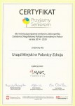 Certyfikat "Przyjazny Seniorom" dla Urzędu Miejskiego w Polanicy-Zdroju Kliknięcie w obrazek spowoduje wyświetlenie jego powiększenia