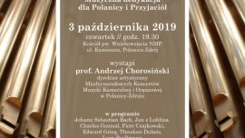 Koncert muzyki organowej z okazji jubileuszu pracy artystycznej profesora Andrzeja Chorosińskiego.  Kliknięcie w obrazek spowoduje wyświetlenie jego powiększenia