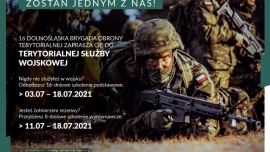 W dniach 3-18 lipca 2021 r. 16 Dolnośląska Brygada Obrony Terytorialnej realizować będzie projekt „WAKACJE z WOT" Kliknięcie w obrazek spowoduje wyświetlenie jego powiększenia